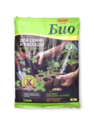 Грунт Био, для семян и рассады, 10 л, Фаско