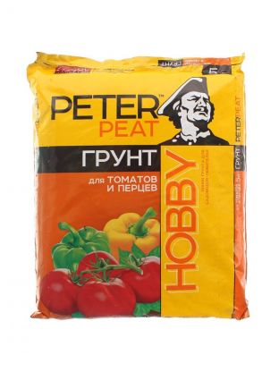 Грунт Hobby, для томатов и перцев, 5 л, Peter Peat