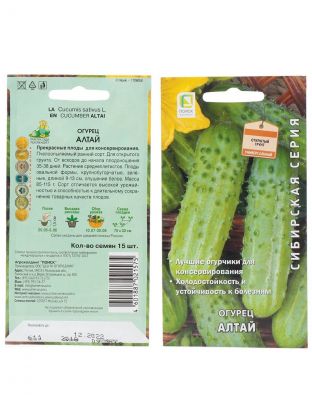 Семена Огурец, Алтай, Сибирская, цветная упаковка, Поиск