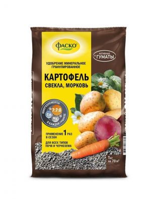 Удобрение 5М, для картофеля, минеральное, гранулы, 1 кг, Фаско