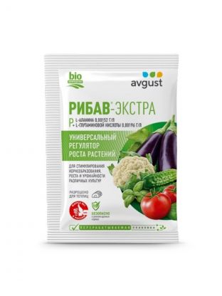 Удобрение Рибав-Экстра, стимулятор корнеобразования, жидкость, 1 мл, Avgust