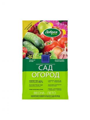 Удобрение Сад-Огород, минеральное, гранулы, 900 г, Добрая сила