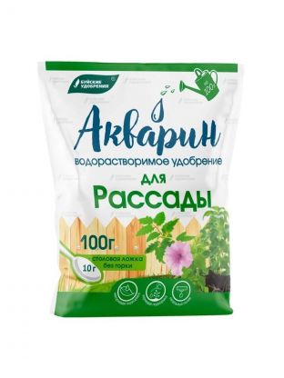 Удобрение Акварин, для рассады, 100 г, БХЗ