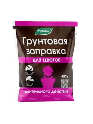 Удобрение Грунтовая заправка, для цветов, 100 г, БХЗ