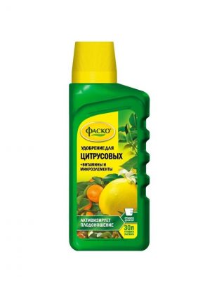 Удобрение Цветочное Счастье, для цитрусовых, минеральное, жидкость, 285 мл, Фаско