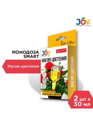 Удобрение Магия цветения, для улучш-я микрофлоры и стимуляции цветения, жидкость, 60 мл, Joy