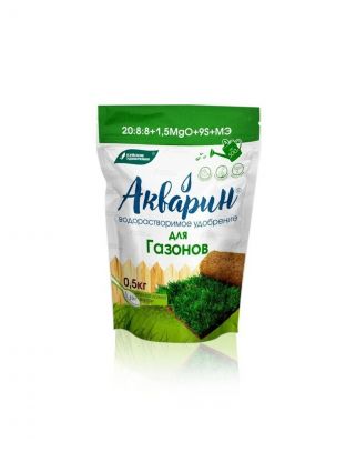 Удобрение Акварин, для газонов, 500 г, БХЗ