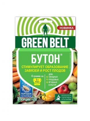 Удобрение Бутон, для образования завязей и роста плодов, 2 таблетки, Green Belt