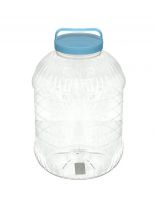 Бидон пластик, пищевой, 10 л, круглый, в ассортименте, М3056, Альтернатива