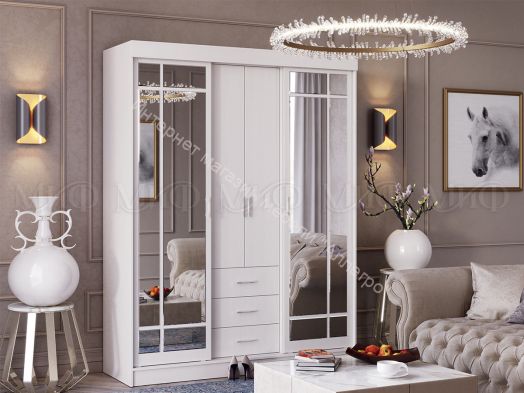 Шкаф-купе Маэстро (1,70 м) Сандал  светлый