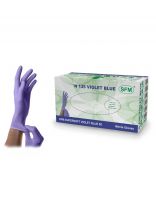 Перчатки смотровые, нитриловые, размер L, 50 пар (100 штук), SFM, Stable-Work, Германия