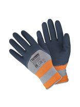 Перчатки полиэстер, вспененный латексный облив, без рисунка, размер 10 (XL), надежный захват, Fiberon