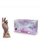 Перчатки смотровые, виниловые, размер S, бесцветные, 50 пар (100 штук), SFM, Германия