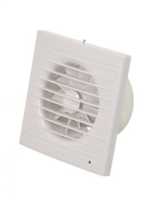 Вентилятор вытяжной настенный, Viento, установочный диаметр 100 мм, 13 Вт, 130 м3/ч, обратный клапан, 100СК