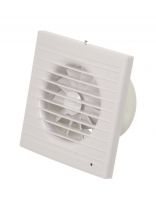 Вентилятор вытяжной настенный, Viento, установочный диаметр 100 мм, 13 Вт, 130 м3/ч, обратный клапан, 100СК