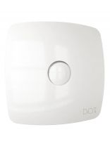 Вентилятор вытяжной настенный, ERA, установочный диаметр 100 мм, 14 Вт, 100 м3/ч, обратный клапан, Rio 4C