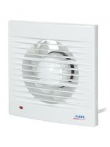 Вентилятор вытяжной настенный, выключатель, Viento, установочный диаметр 100 мм, 13 Вт, 130 м3/ч, 100СВ