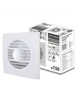 Вентилятор вытяжной настенный, TDM Electric, установочный диаметр 150 мм, 16 Вт, 280 м3/ч, Народный, SQ1807-0203