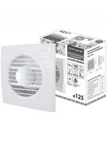 Вентилятор вытяжной настенный, TDM Electric, установочный диаметр 125 мм, 14 Вт, 180 м3/ч, Народный, SQ1807-0202