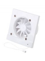 Корпус вентилятора настенный, выключатель, Viento, установочный диаметр 100 мм, 13 Вт, 105 м3/ч, обратный клапан, SYSTEM+, КВС 100СКВ