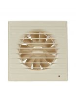 Вентилятор вытяжной настенный, Viento, установочный диаметр 100 мм, 130 м3/ч, обратный клапан, слоновая кость, ВИЕНТО 100СК STILL ivory