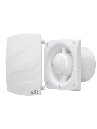 Вентилятор настенный, ERA, установочный диаметр 100 мм, 14 Вт, 95 м3/ч, белый, Wave, WAVE 100