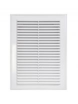 Решетка вентиляционная пластик, разъемная, 150х150 мм, с сеткой, Viento, 1515ВР