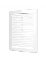 Решетка вентиляционная пластик, 150х150 мм, с сеткой, ERA, 1515РЦ