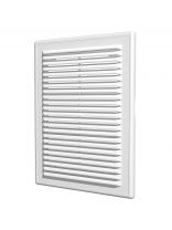 Решетка вентиляционная пластик, разъемная, 250х250 мм, с сеткой, ERA, 2525Р