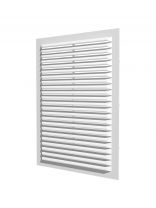 Решетка вентиляционная пластик, 190х190 мм, с сеткой, ERA, 1919С