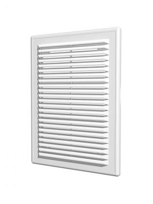 Решетка вентиляционная пластик, разъемная, 150х150 мм, с сеткой, ERA, 1515Р