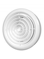 Диффузор вентиляционный пластик, установочный диаметр 125 мм, с фланцем d164 мм, ERA, 12.5DK