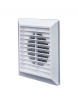 Решетка вентиляционная пластик, разъемная, установочный диаметр 125х175х175 мм, с сеткой, с выходом, Event, Э1717Р12,5Ф