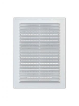 Решетка вентиляционная пластик, разъемная, 150х200 мм, с сеткой, ERA