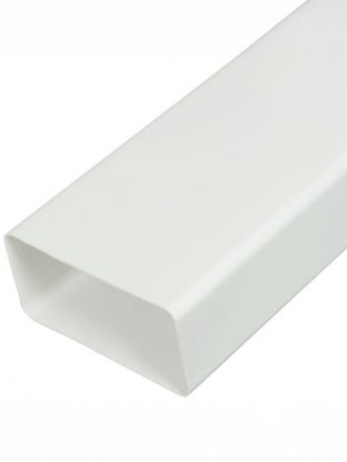 Воздуховод вентиляционый полистирол, плоский, 60х120 мм, 2 м, Event, 60120В2