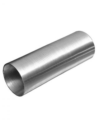 Воздуховод вентиляционый алюминий, диаметр 160 мм, круглый, гофрированный, 3 м, ERA, 16ВА