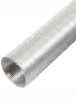 Воздуховод вентиляционый алюминий, диаметр 115 мм, круглый, гофрированный, 3 м, Viento, 115ВА