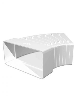 Уголок вентиляционный пластик, 60х120 мм, разноугловой, ERA, 612КРП