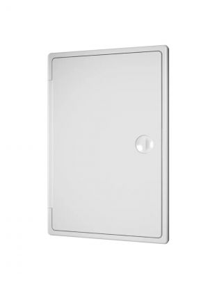 Лючок вентиляционный пластик, 150х150 мм, с ручкой-задвижкой, белый, ERA, ЛТ1515П