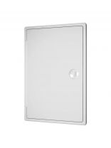 Лючок вентиляционный пластик, 200х250 мм, с ручкой-задвижкой, белый, ERA, ЛТ2025П