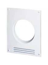 Площадка торцевая металл, установочный диаметр 100 мм, с решеткой, 196х236 фланец D100, Viento, 100ПРМ