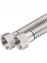 Подводка для газа 1/2''х1.5 м, г-г, сильфон, AquaLink