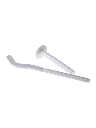 Кронштейн для радиатора, сталь, 180х7 мм, плоский, с дюбелем 1 шт, MasterProf, ИС.030111