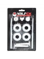 Комплект монтажный для радиатора, 1/2", 11 предметов, 2 кронштейна, Valfex, AD-1002 1/2