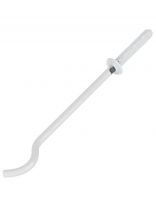 Кронштейн для радиатора, сталь, 220х9 мм, круглый, с дюбелем к 6.6, СантехКреп, 1.1.1.3