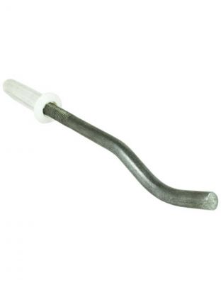 Кронштейн для чугунного радиатора, металл, с дюбелем, STI, 00000000248