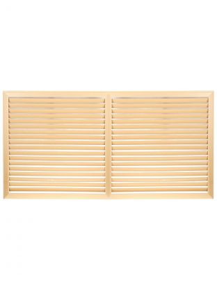 Экран для радиатора, ПВХ, 1200х600 мм, бежевый, Viento