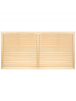 Экран для радиатора, ПВХ, 1200х600 мм, бежевый, Viento