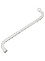 Излив смесителя для ванны, нержавеющая сталь, ИМП, S-круглый излив, 33 см, индивидуальная упаковка, ComfortFactor, 53 360