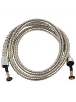 Шланг для душа, сталь, ИМП-ИМП, 150 см, двойной замок, армированный алюминиевой нитью, ComfortFactor, 43330